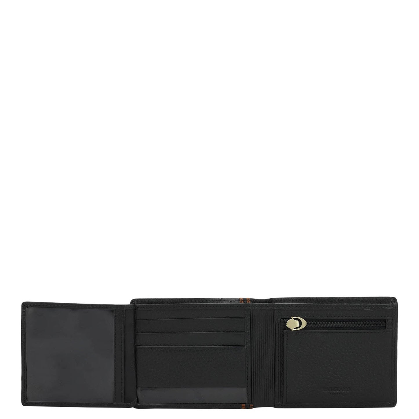 Black Bifold Leather Mens Wallet