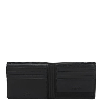 Black Bifold Leather Mens Wallet