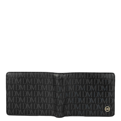 Black Bifold Leather Mens Wallet