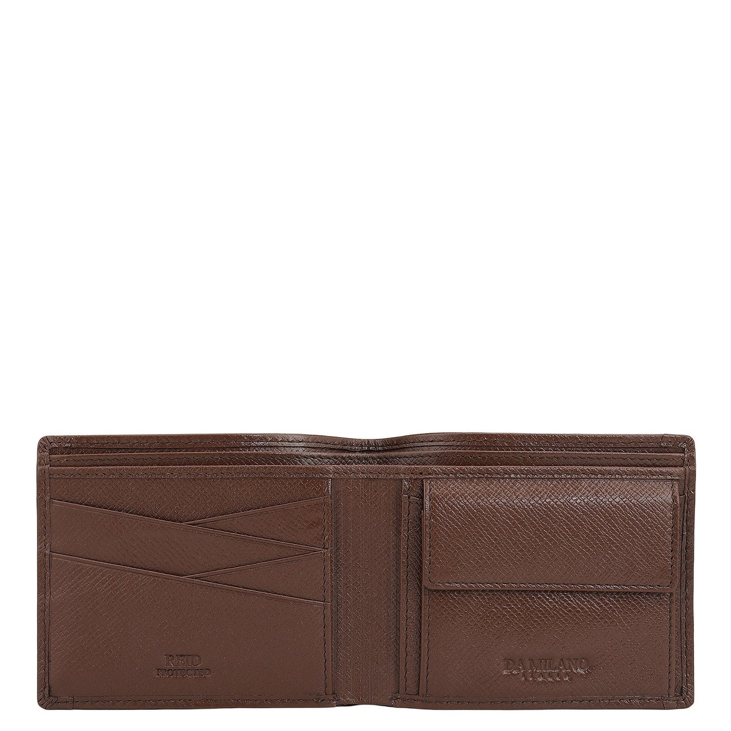 Brown Bifold Leather Mens Wallet