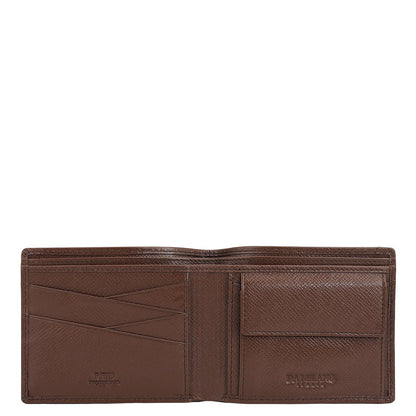 Brown Bifold Leather Mens Wallet