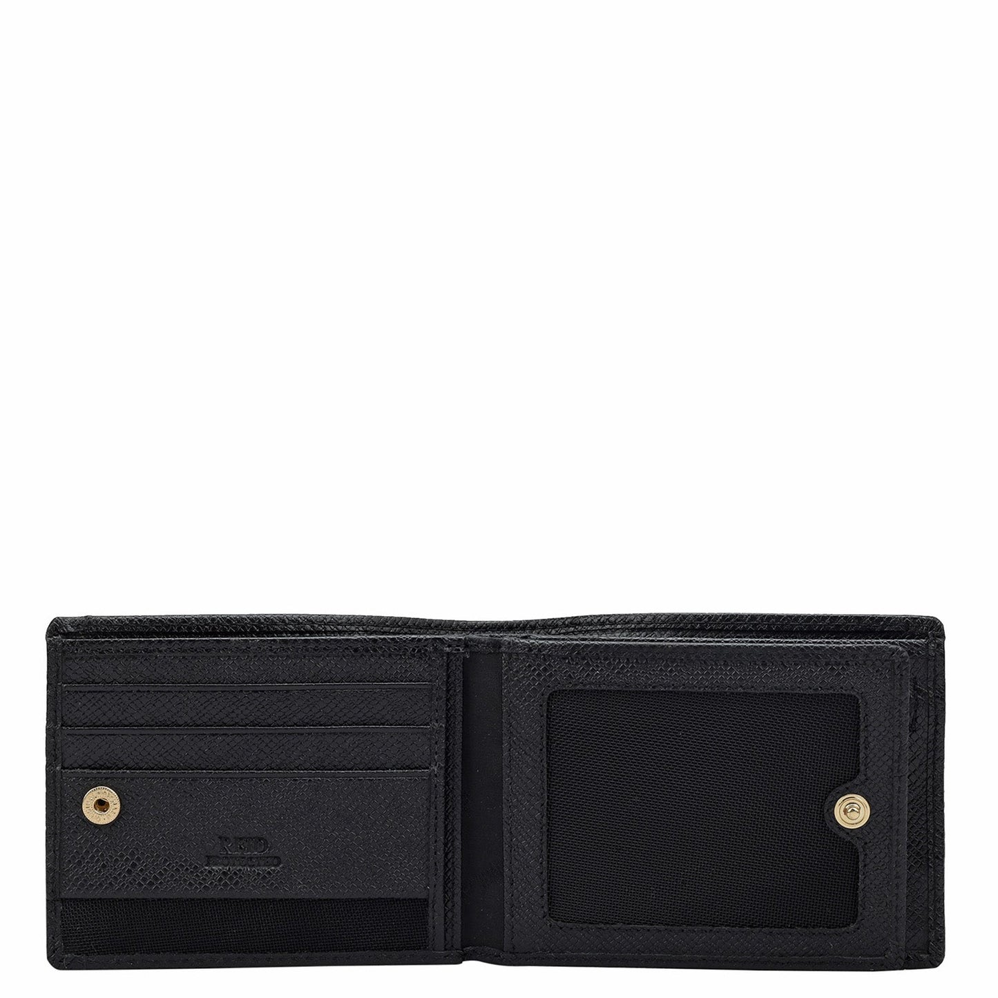 Croco Franzy Leather Mens Wallet - Black