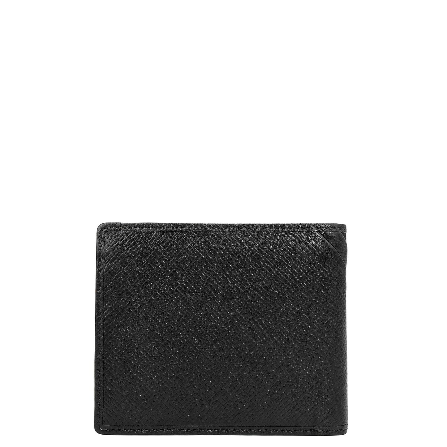 Black Bifold Leather Mens Wallet