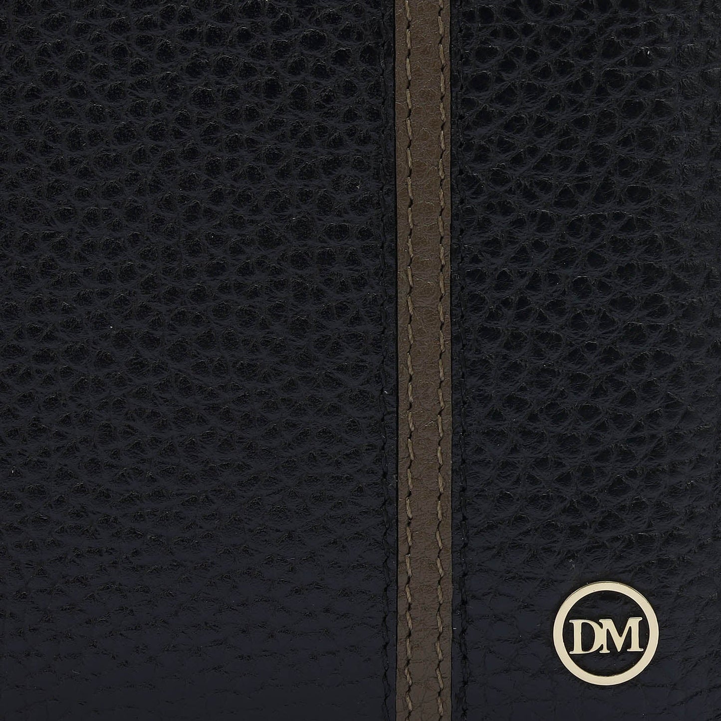 Wax Leather Mens Wallet - Black