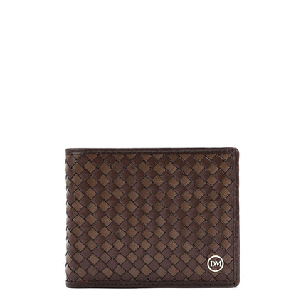 Mat Leather Mens Wallet - Black