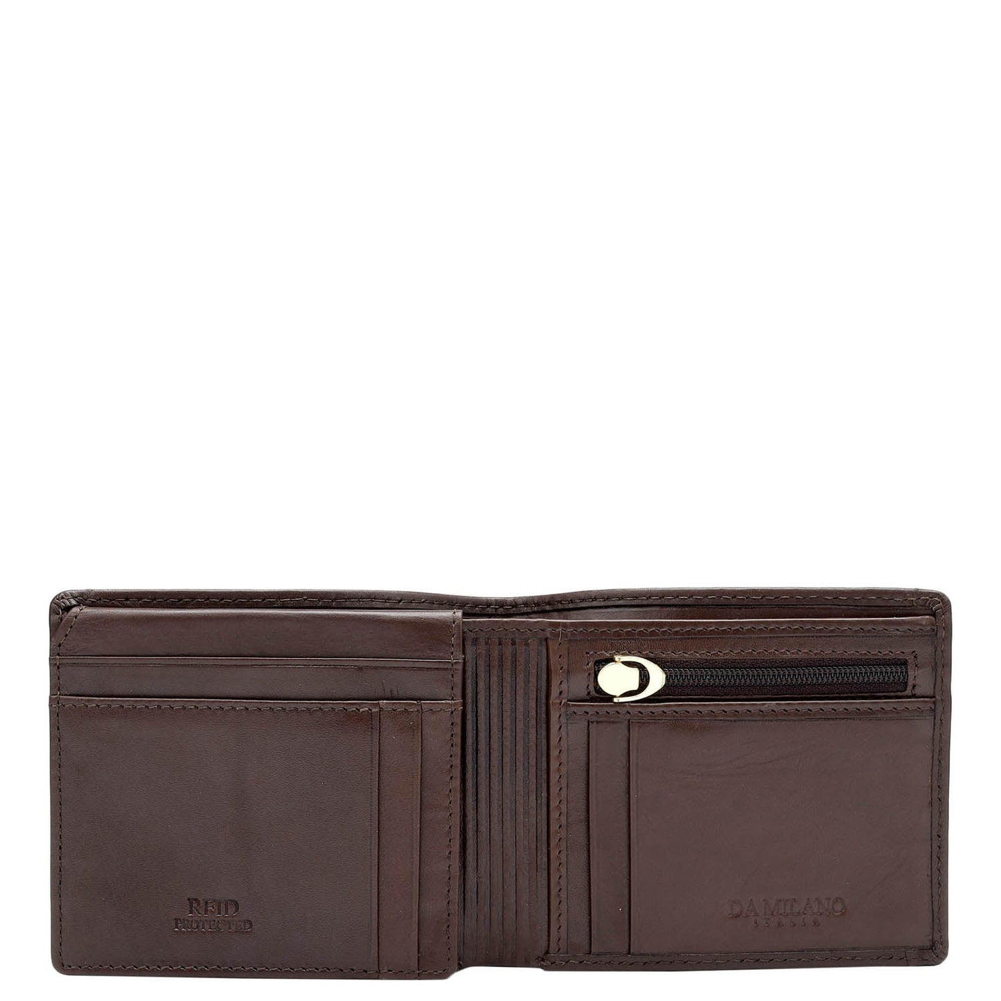 Mat Leather Mens Wallet - Black