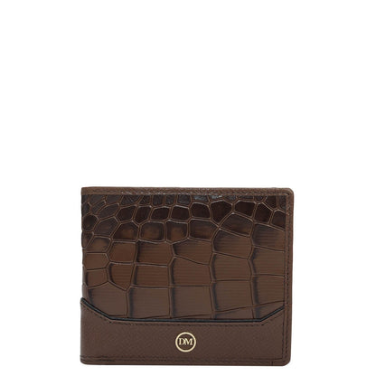 Date Bifold Leather Mens Wallet