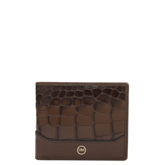 Date Bifold Leather Mens Wallet