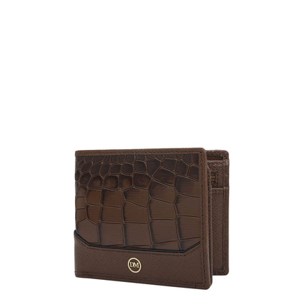 Date Bifold Leather Mens Wallet