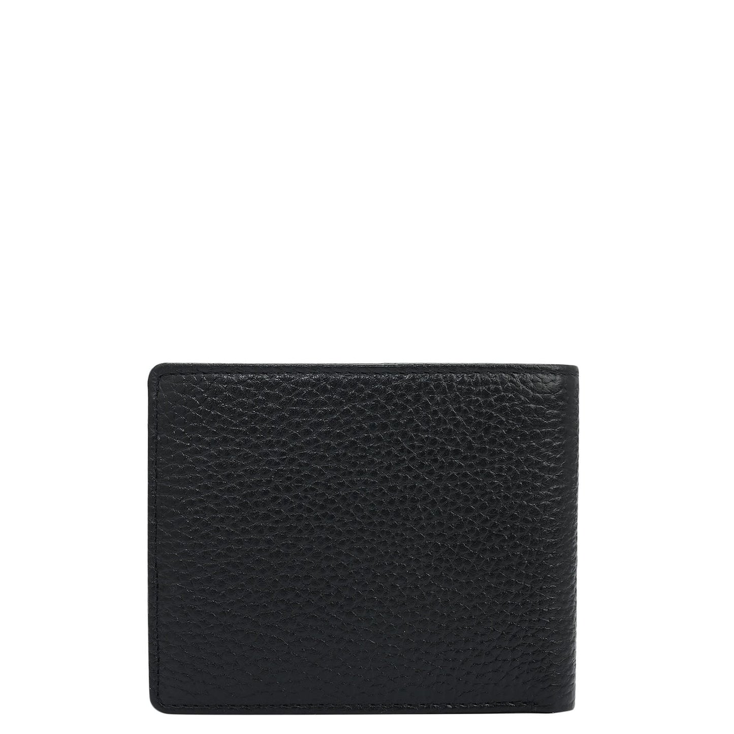 Black Bifold Leather Mens Wallet