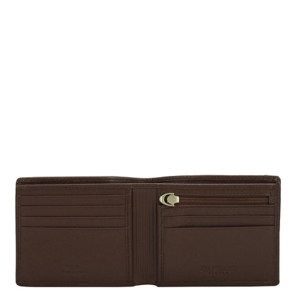 Date Bifold Leather Mens Wallet