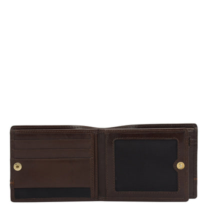 Brown Bifold Leather Mens Wallet