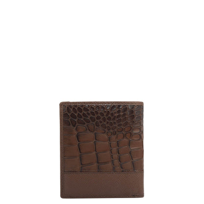 Date Bifold Leather Mens Wallet
