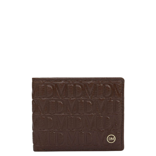 Espresso Bifold Leather Mens Wallet