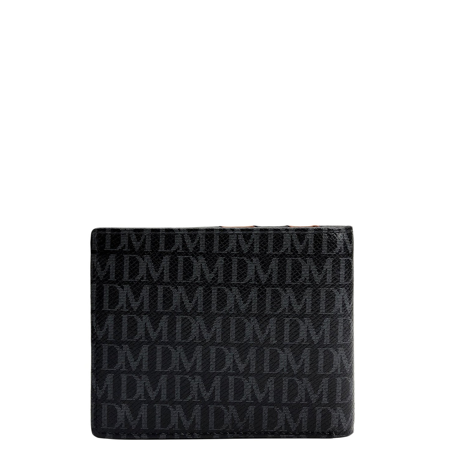 Black Bifold Leather Mens Wallet