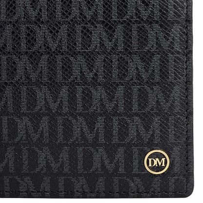 Black Bifold Leather Mens Wallet