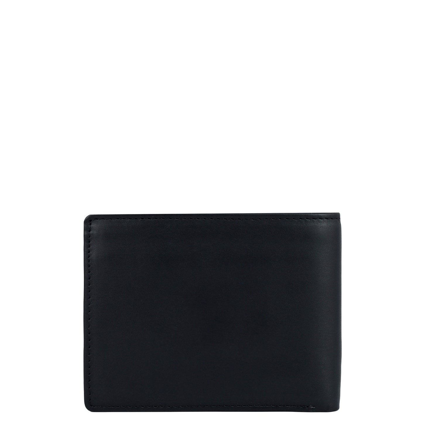 Black Bifold Leather Mens Wallet