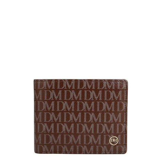 Date Bifold Leather Mens Wallet