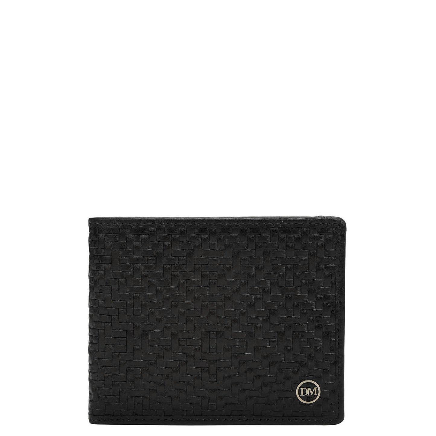 Black Bifold Leather Mens Wallet