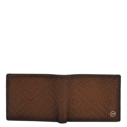Cognac Bifold Leather Mens Wallet