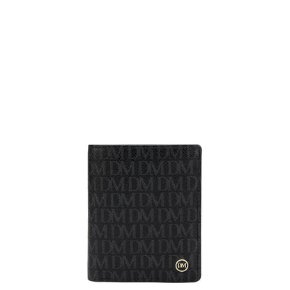 Black Bifold Leather Mens Wallet