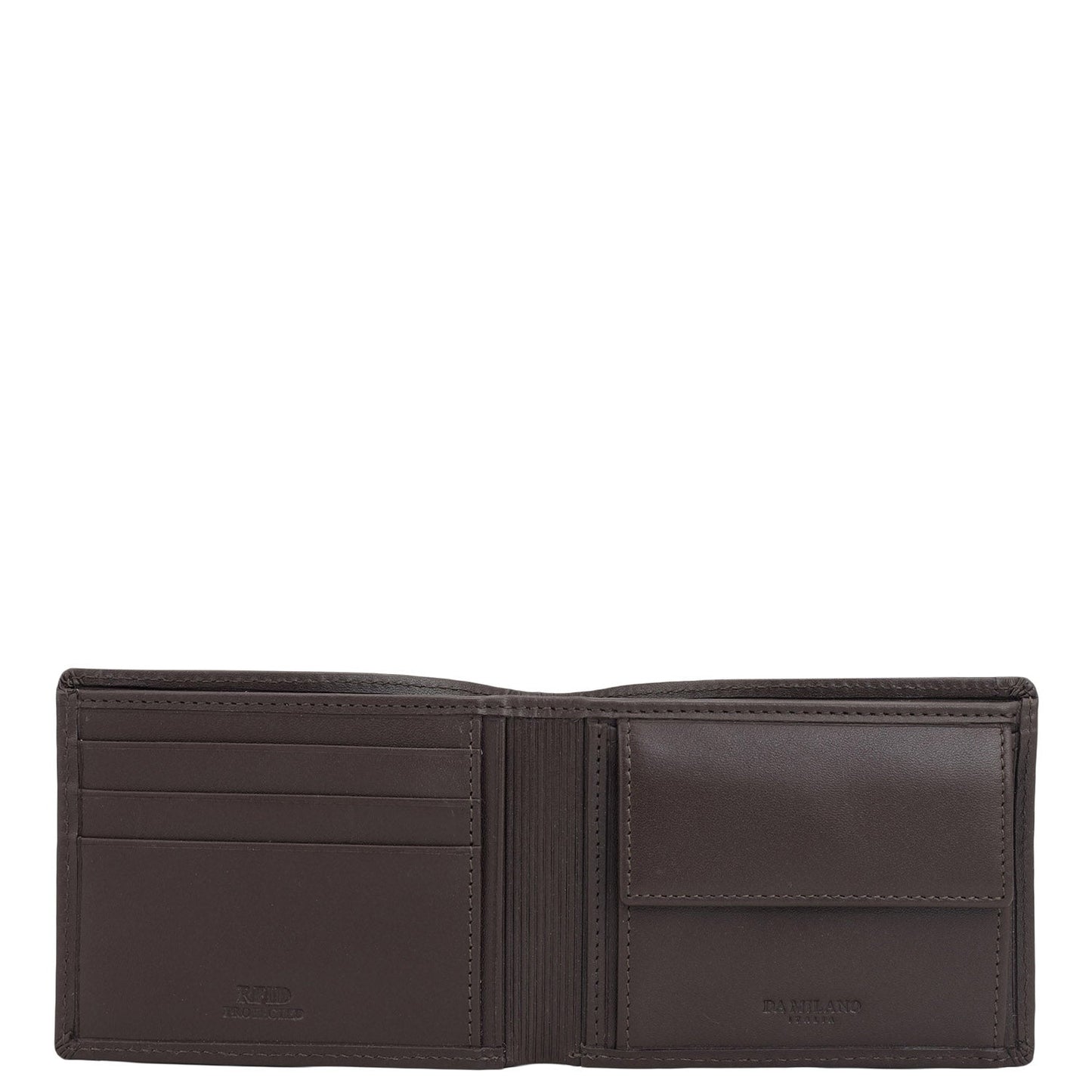 Brown Bifold Leather Mens Wallet