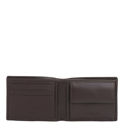 Brown Bifold Leather Mens Wallet