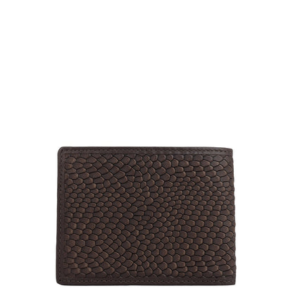 Brown Bifold Leather Mens Wallet