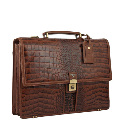 Croco Leather Portfolio - Date