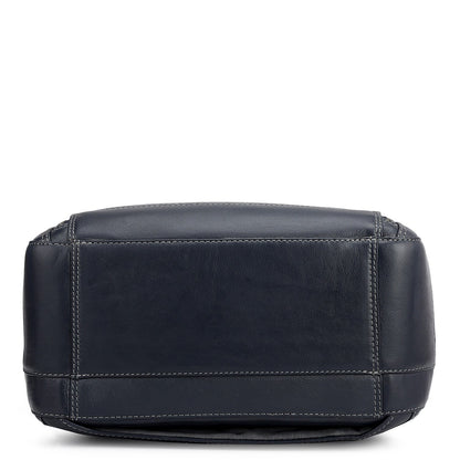 Bub Leather Backpack - Blue
