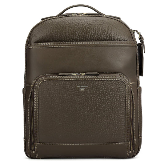 Bub Leather Backpack - Taupe