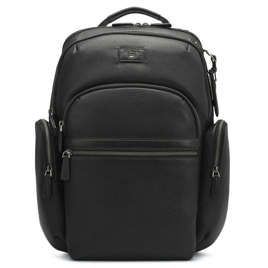 Wax Leather Backpack - Black