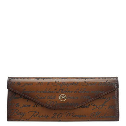 Signato Leather Spectacle Case - Cognac