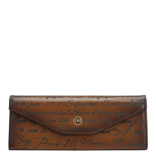 Signato Leather Spectacle Case - Cognac