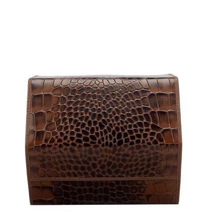 Croco Leather Spectacle Case - Date