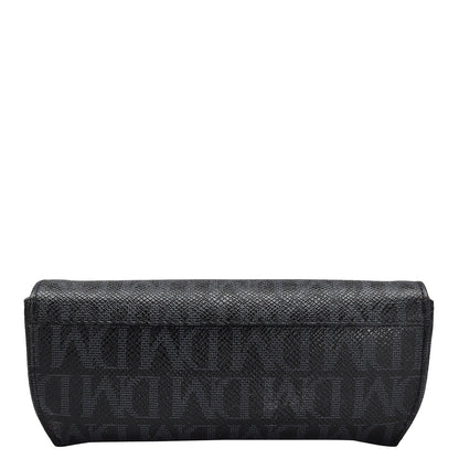 Monogram Leather Spectacle Case - Black