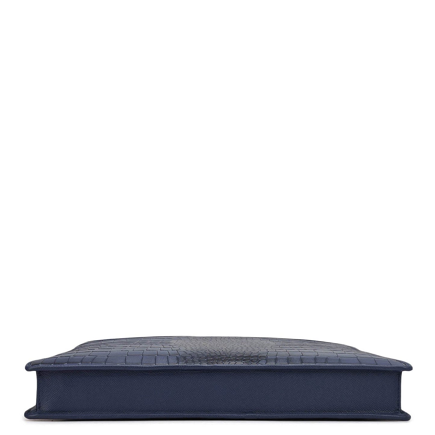 Croco Leather Laptop Sleeve - Stardust