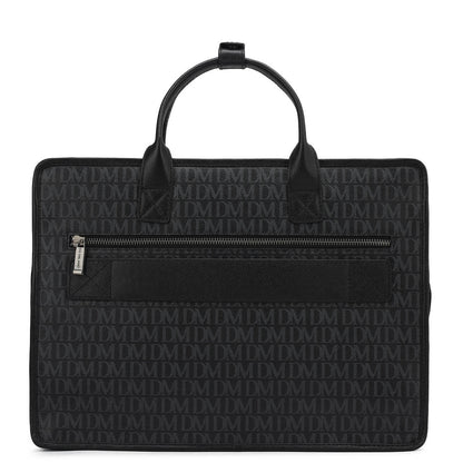 Monogram Leather Laptop Sleeve - Black