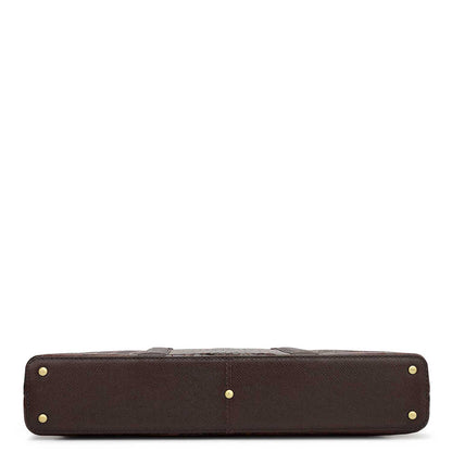Croco Leather Laptop Sleeve - Date
