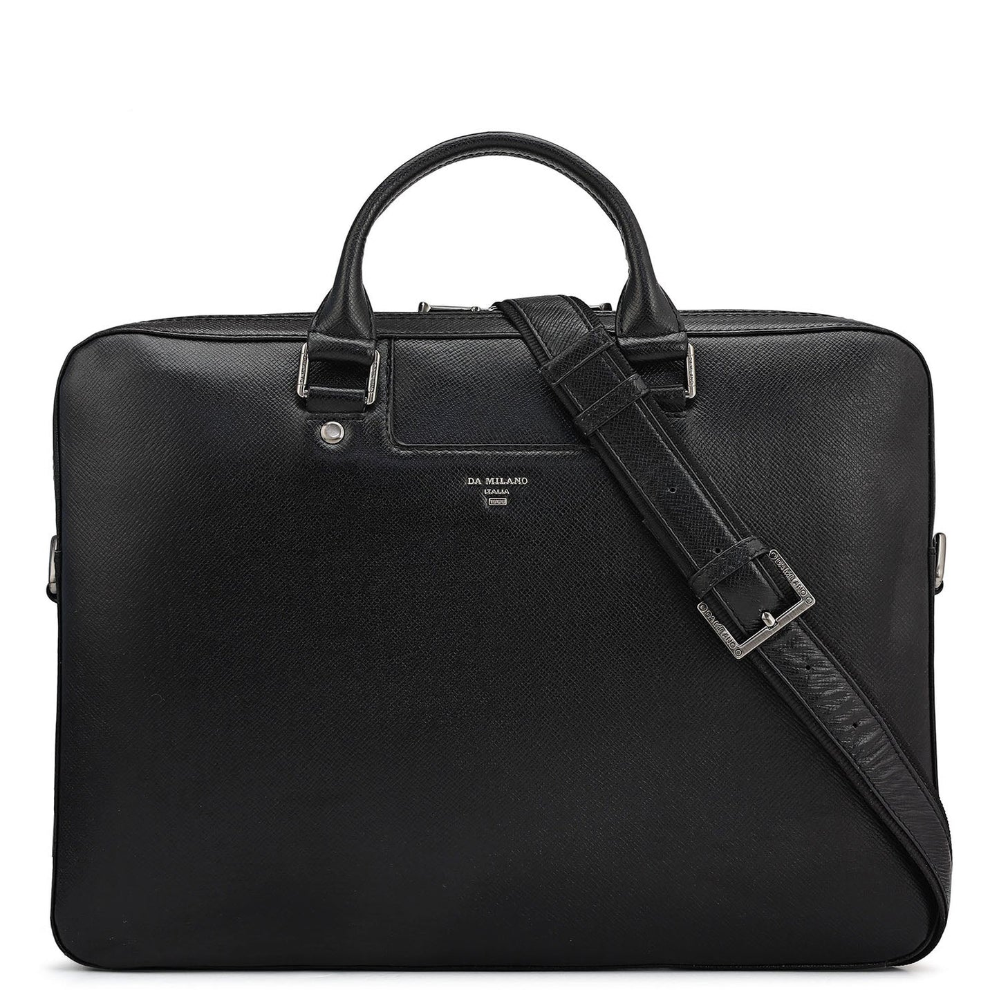 Franzy Leather Laptop Sleeve - Black
