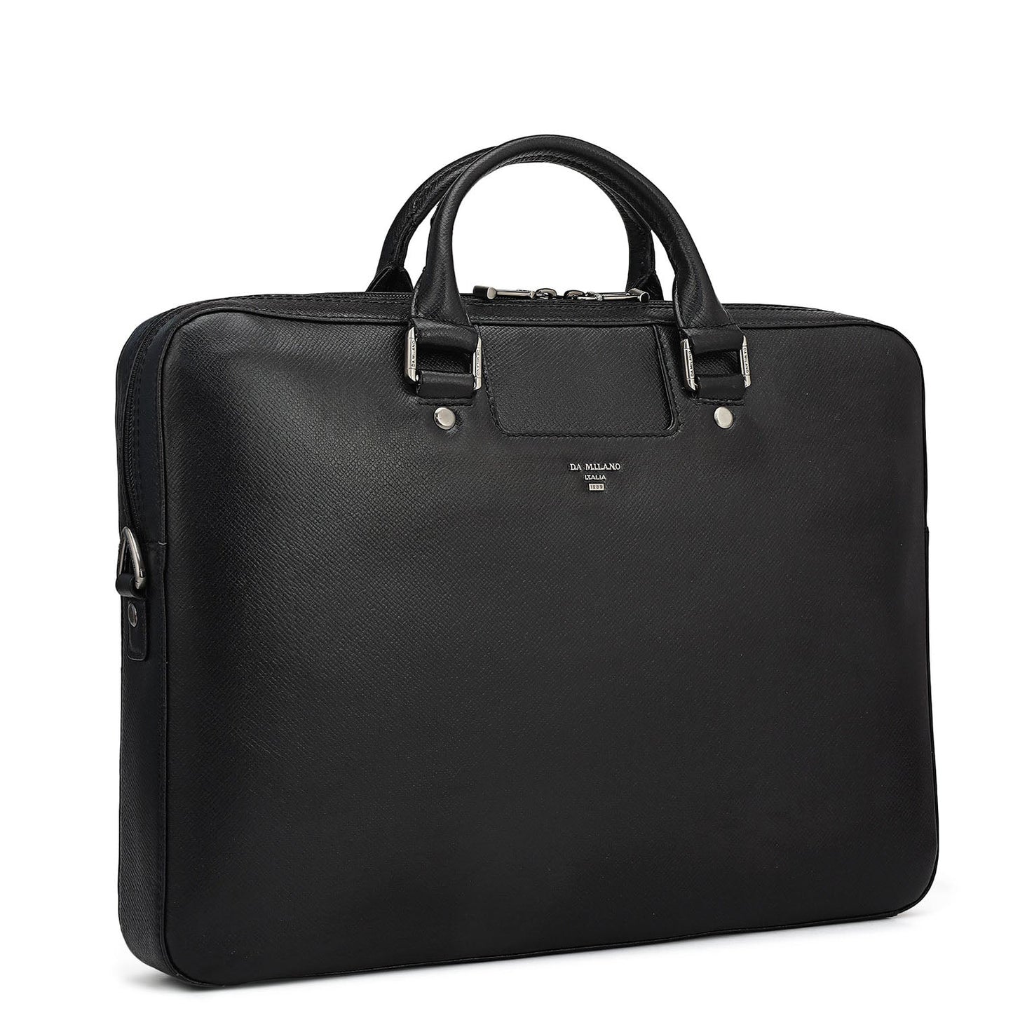 Franzy Leather Laptop Sleeve - Black