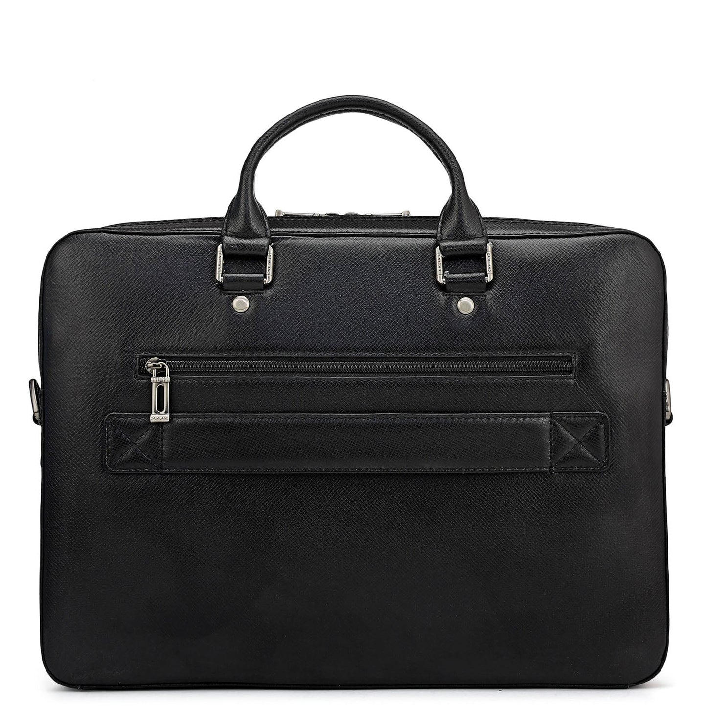 Franzy Leather Laptop Sleeve - Black