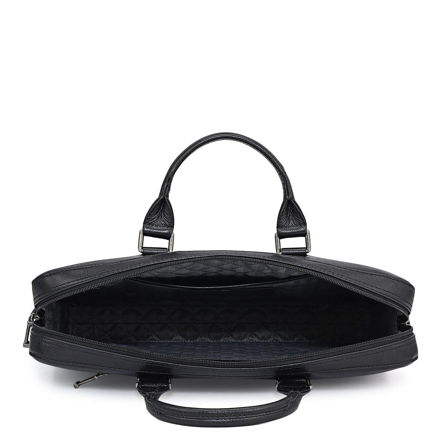 Franzy Leather Laptop Sleeve - Black
