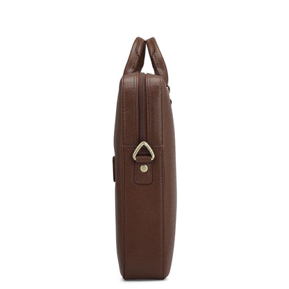 Franzy Leather Laptop Sleeve - Date