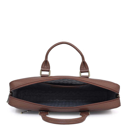 Franzy Leather Laptop Sleeve - Date
