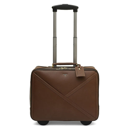 Franzy Leather Trolley - Brown